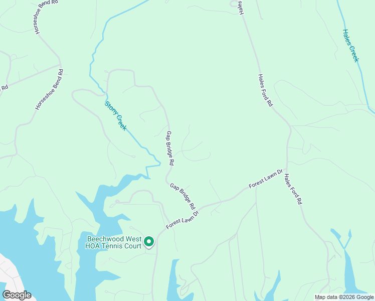 map of restaurants, bars, coffee shops, grocery stores, and more near Alpine Road in Moneta