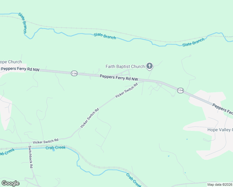 map of restaurants, bars, coffee shops, grocery stores, and more near 2734 Vicker Switch Road in Christiansburg