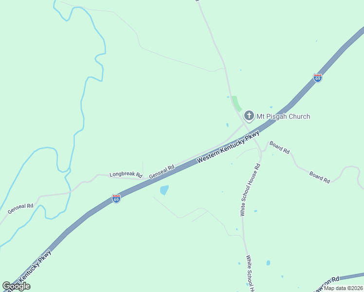 map of restaurants, bars, coffee shops, grocery stores, and more near 4189B Longbreak Road in Dawson Springs