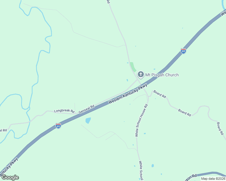 map of restaurants, bars, coffee shops, grocery stores, and more near 4189B Longbreak Road in Dawson Springs