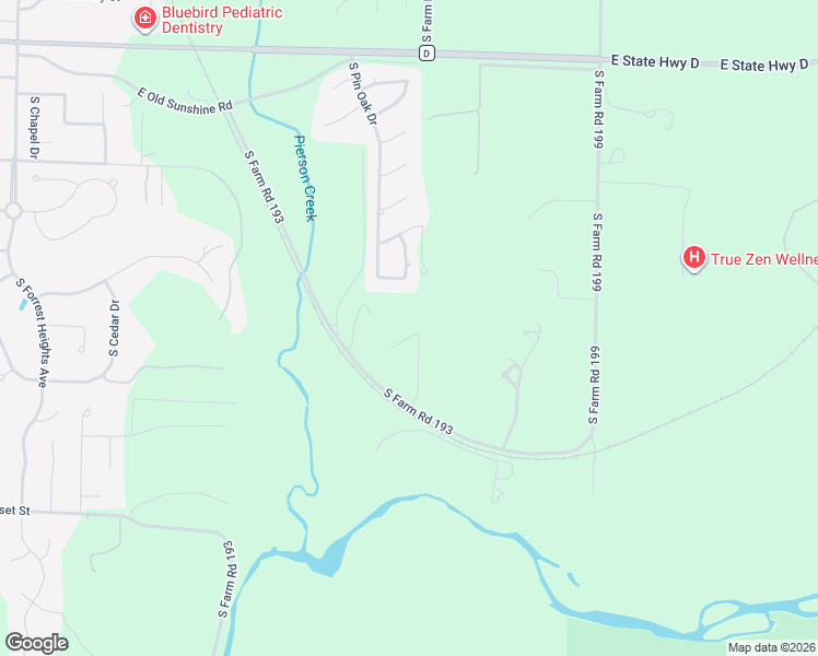 map of restaurants, bars, coffee shops, grocery stores, and more near 4884 East Utica Street in Springfield