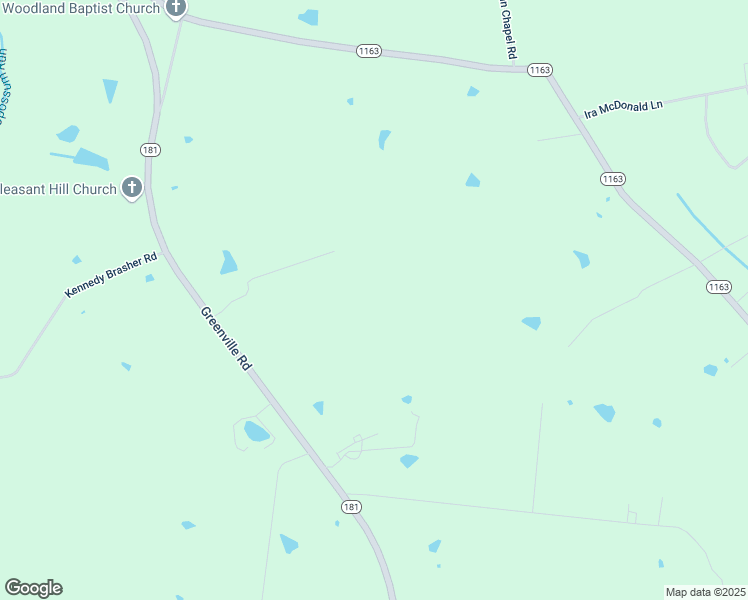 map of restaurants, bars, coffee shops, grocery stores, and more near 176 Gordon Lucas Road in Greenville