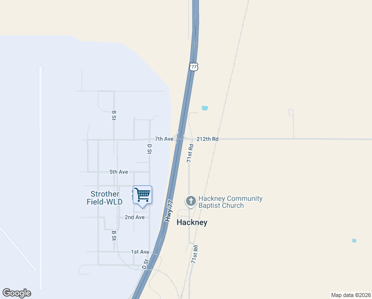 map of restaurants, bars, coffee shops, grocery stores, and more near 22046 71st Road in Winfield