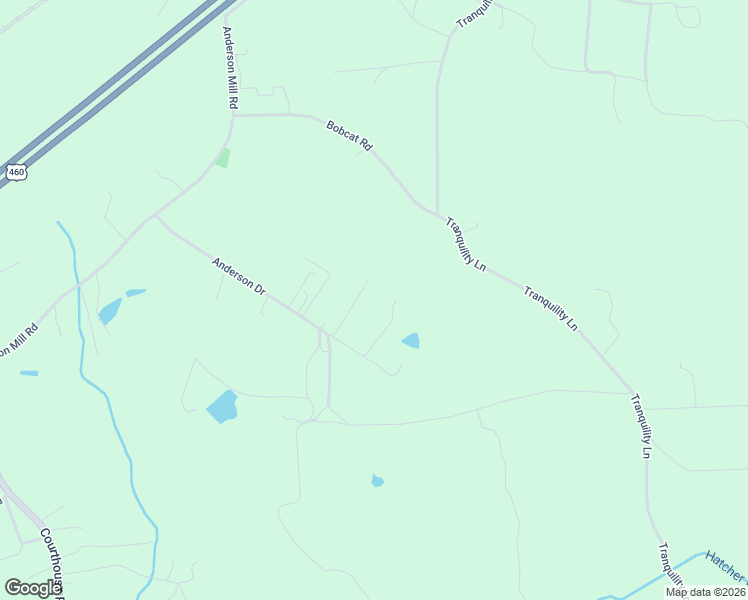 map of restaurants, bars, coffee shops, grocery stores, and more near 16578 Anderson Drive in Church Road