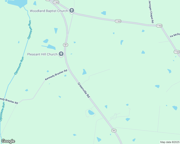 map of restaurants, bars, coffee shops, grocery stores, and more near 176 Gordon Lucas Road in Greenville