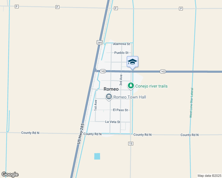 map of restaurants, bars, coffee shops, grocery stores, and more near in Romeo