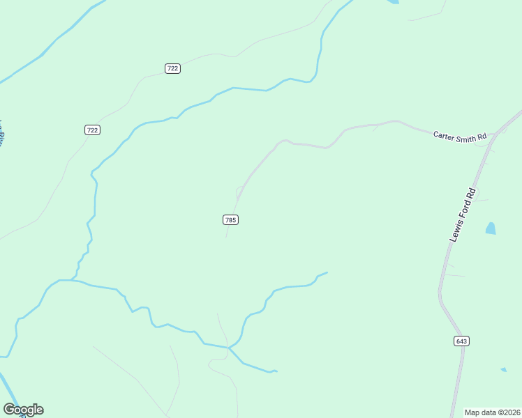 map of restaurants, bars, coffee shops, grocery stores, and more near 1122 Carter Smith Road in Brookneal