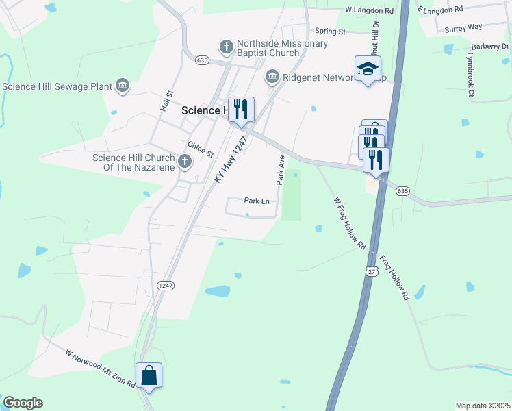 73 Park Lane, Science Hill KY Walk Score