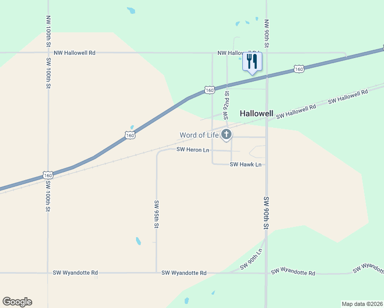 map of restaurants, bars, coffee shops, grocery stores, and more near 9209-9399 Southwest Heron Lane in Columbus