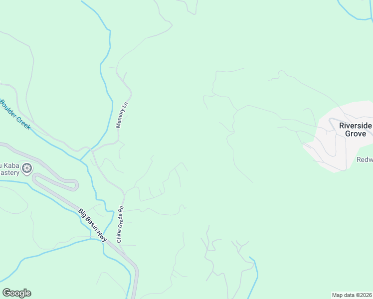 map of restaurants, bars, coffee shops, grocery stores, and more near 500 Hill House Road in Boulder Creek