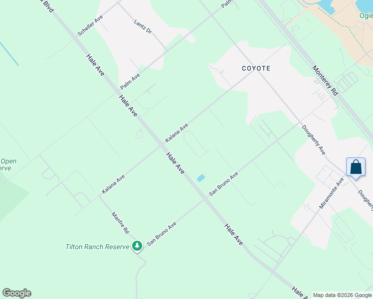 map of restaurants, bars, coffee shops, grocery stores, and more near 618D Kalana Avenue in Morgan Hill