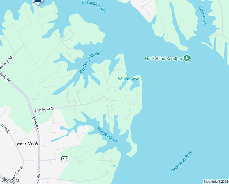 map of restaurants, bars, coffee shops, grocery stores, and more near 106 Anchor Drive in Yorktown