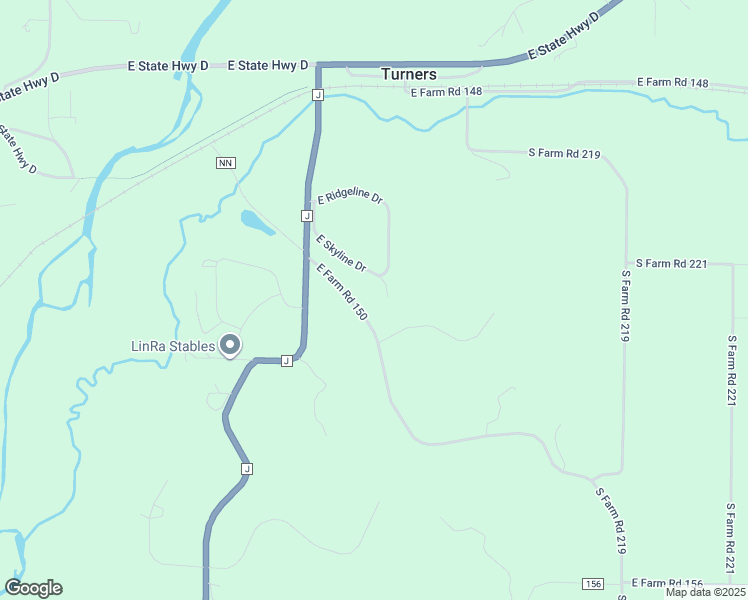 map of restaurants, bars, coffee shops, grocery stores, and more near 6294-6402 E Farm Road 150 in Springfield