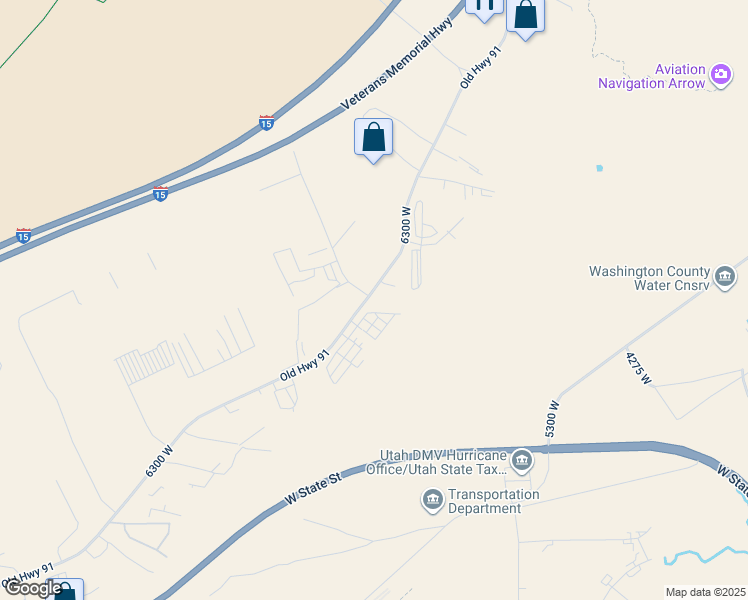 map of restaurants, bars, coffee shops, grocery stores, and more near North Old Highway 91 in Washington County