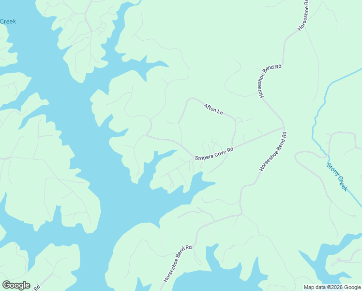 map of restaurants, bars, coffee shops, grocery stores, and more near Stripers Cove Road in Goodview