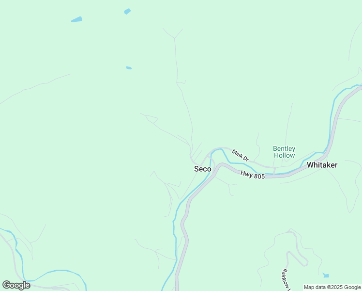 map of restaurants, bars, coffee shops, grocery stores, and more near 285 Seco Drive in Seco