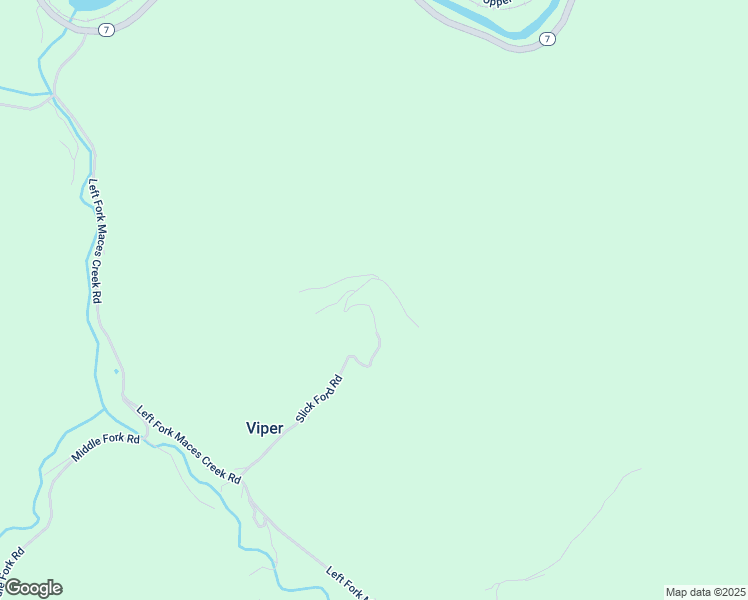 map of restaurants, bars, coffee shops, grocery stores, and more near Slick Ford Road in Viper
