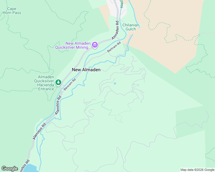 map of restaurants, bars, coffee shops, grocery stores, and more near 21288 Bertram Road in San Jose