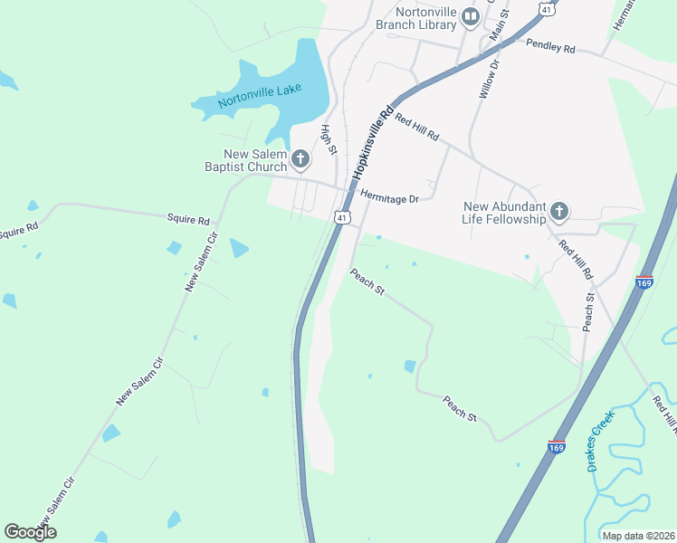 map of restaurants, bars, coffee shops, grocery stores, and more near 12488 Hopkinsville Road in Nortonville