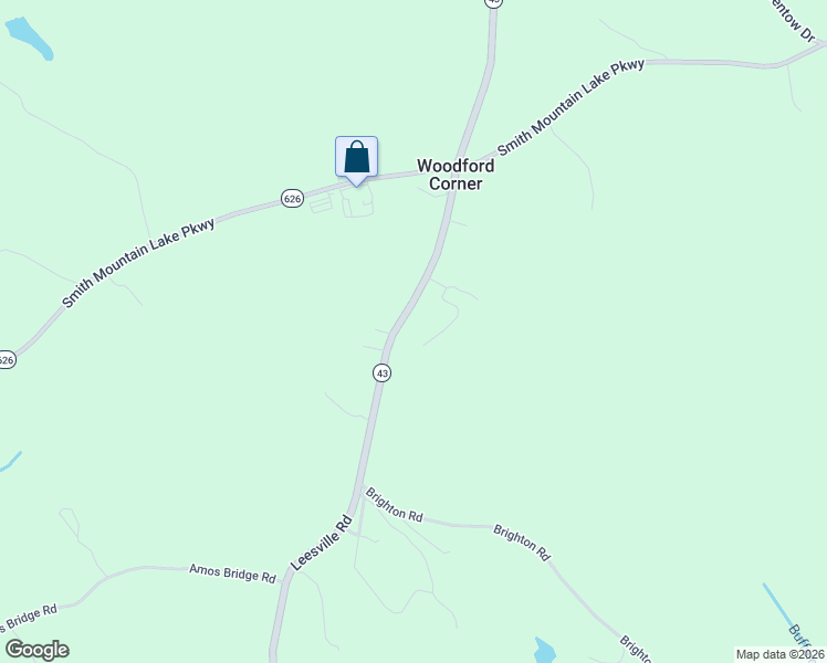 map of restaurants, bars, coffee shops, grocery stores, and more near 10433 Virginia 43 in Lynch Station