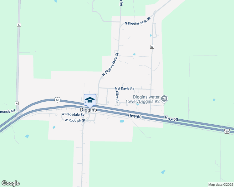 map of restaurants, bars, coffee shops, grocery stores, and more near 426 Olive St in Seymour