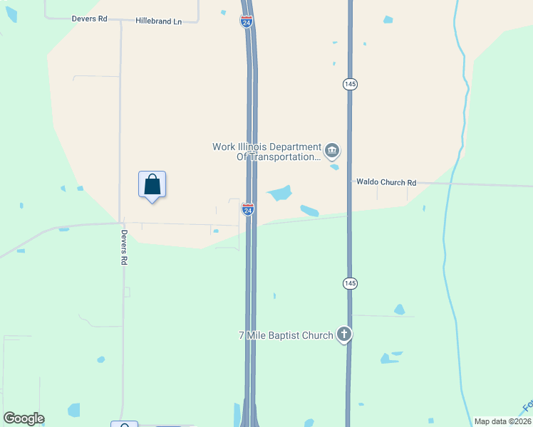 map of restaurants, bars, coffee shops, grocery stores, and more near 1-99 Old Orchard Road in Metropolis