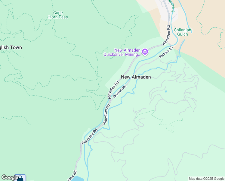 map of restaurants, bars, coffee shops, grocery stores, and more near 21744 Almaden Road in San Jose