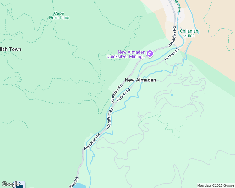 map of restaurants, bars, coffee shops, grocery stores, and more near 21744 Almaden Road in San Jose