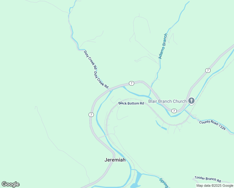 map of restaurants, bars, coffee shops, grocery stores, and more near Cross Road in Jeremiah