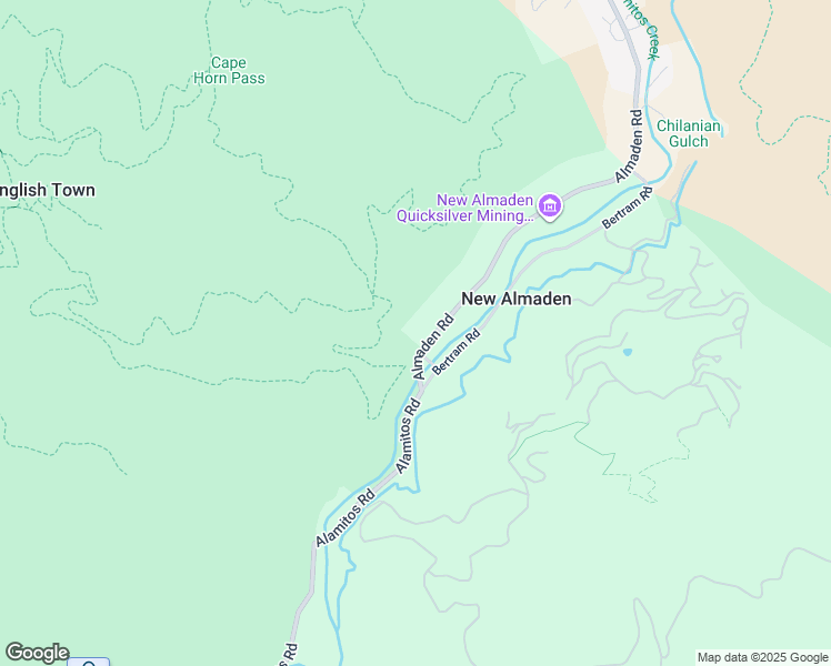 map of restaurants, bars, coffee shops, grocery stores, and more near 21744 Almaden Road in San Jose