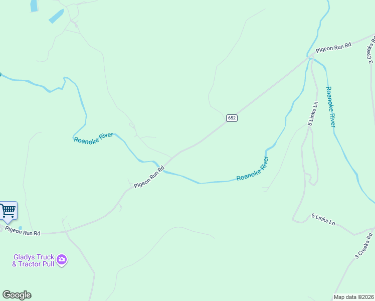 map of restaurants, bars, coffee shops, grocery stores, and more near 5378 County Road 652 in Gladys