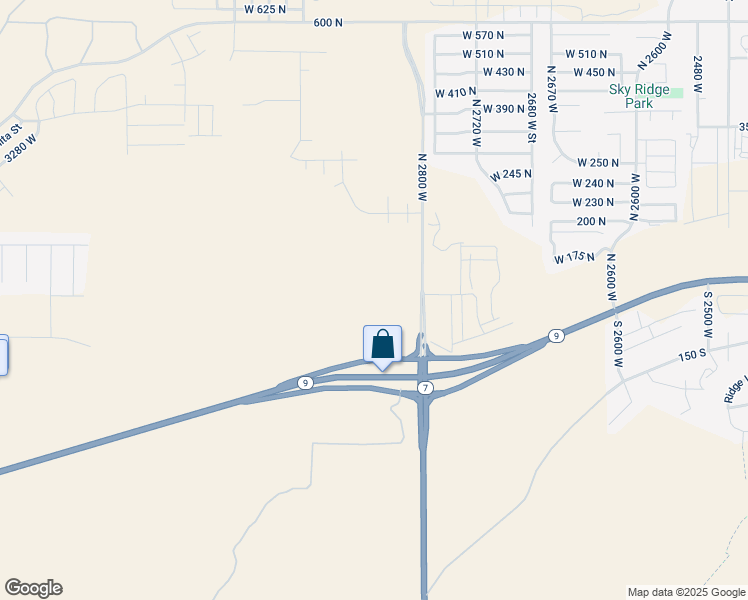 map of restaurants, bars, coffee shops, grocery stores, and more near 2815 South in Washington
