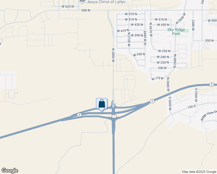 map of restaurants, bars, coffee shops, grocery stores, and more near 2815 South in Washington