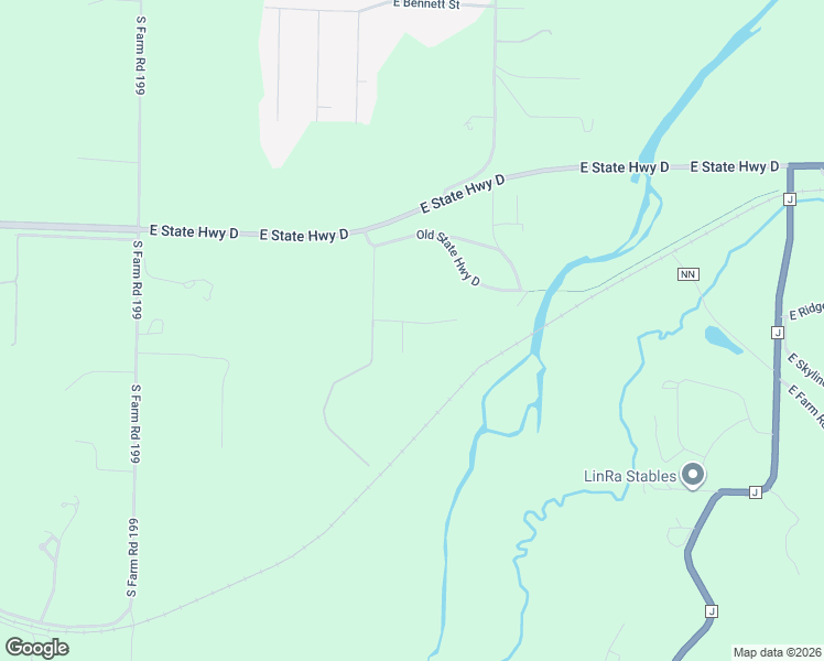 map of restaurants, bars, coffee shops, grocery stores, and more near 1926 South River Avenue in Springfield