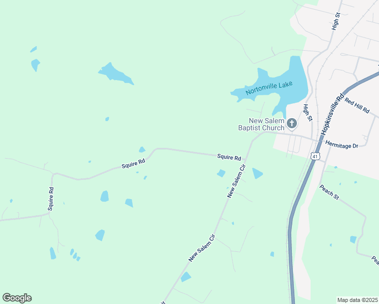 map of restaurants, bars, coffee shops, grocery stores, and more near 377 Squire Road in Nortonville