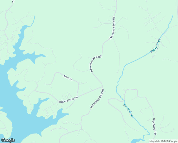 map of restaurants, bars, coffee shops, grocery stores, and more near 4752-4848 Horseshoe Bend Road in Goodview