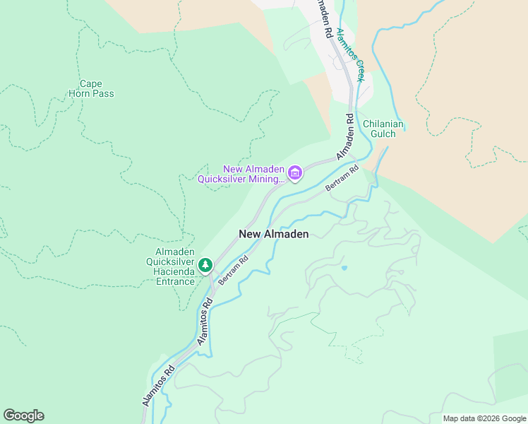 map of restaurants, bars, coffee shops, grocery stores, and more near 21498 Almaden Road in San Jose