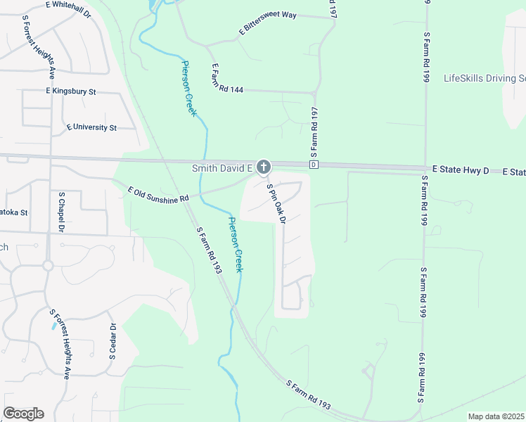 map of restaurants, bars, coffee shops, grocery stores, and more near 4761 East Latoka Court in Springfield