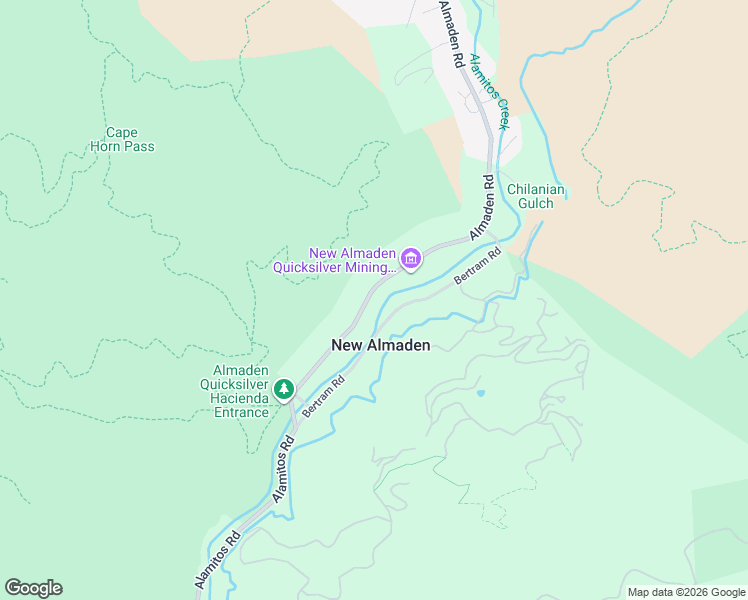 map of restaurants, bars, coffee shops, grocery stores, and more near 21498 Almaden Road in San Jose