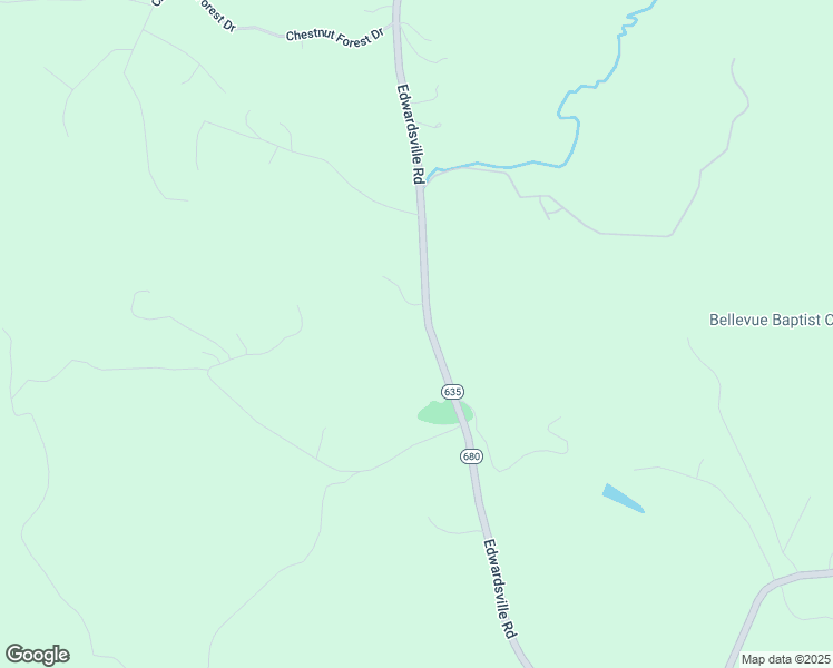 map of restaurants, bars, coffee shops, grocery stores, and more near 5277 Edwardsville Road in Hardy