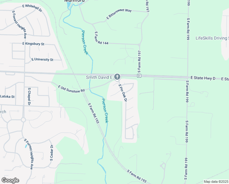 map of restaurants, bars, coffee shops, grocery stores, and more near 4761 East Latoka Court in Springfield