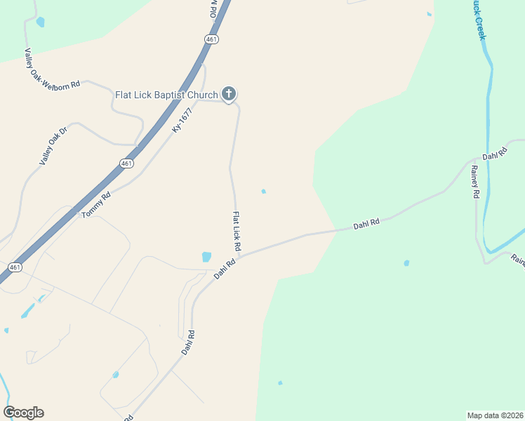 map of restaurants, bars, coffee shops, grocery stores, and more near 444 Flat Lick Road in Somerset