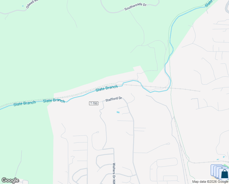 map of restaurants, bars, coffee shops, grocery stores, and more near 1219 Stafford Drive in Christiansburg