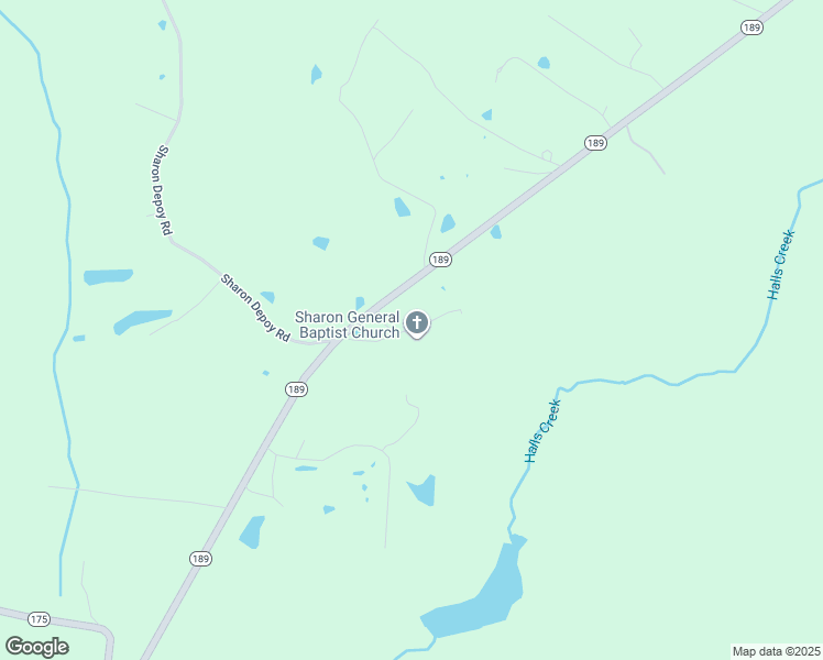 map of restaurants, bars, coffee shops, grocery stores, and more near Sharon Church Lane in Muhlenberg County