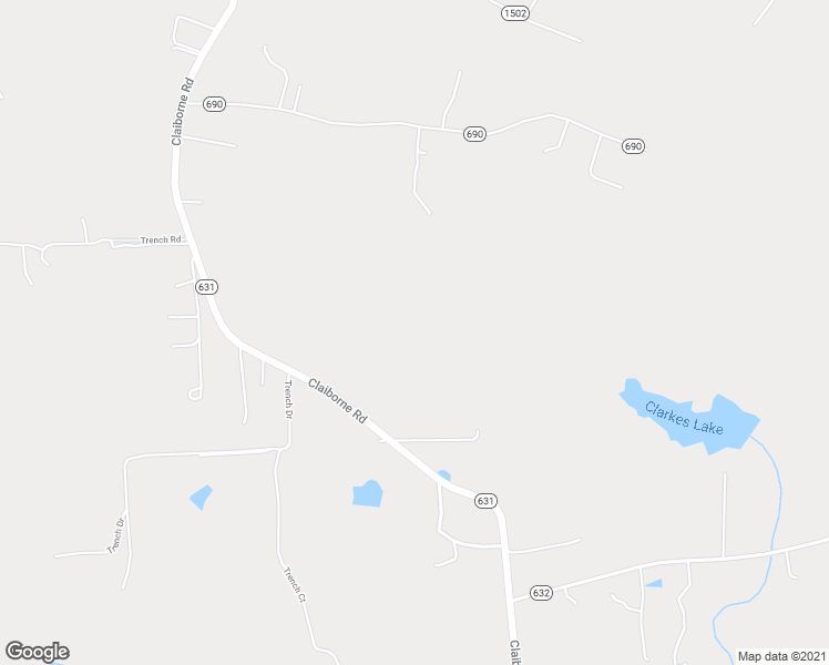 map of restaurants, bars, coffee shops, grocery stores, and more near 7017 Claiborne Road in Sutherland