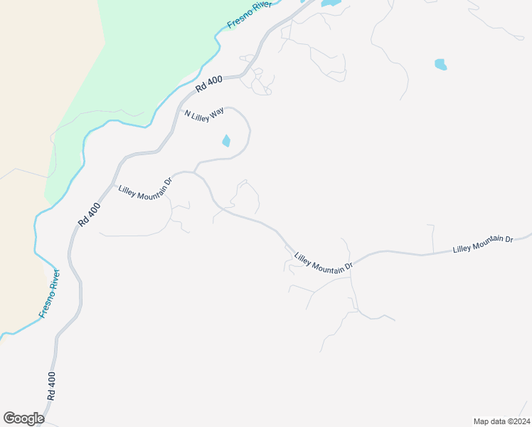 map of restaurants, bars, coffee shops, grocery stores, and more near Lilley Mountain Drive in Yosemite Lakes