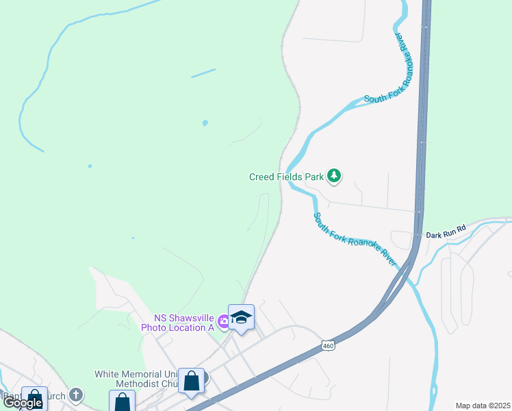map of restaurants, bars, coffee shops, grocery stores, and more near 402 Blankenship Road in Shawsville