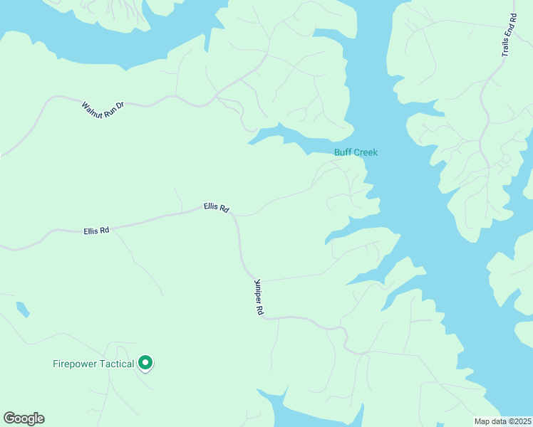 map of restaurants, bars, coffee shops, grocery stores, and more near 1034 Ellis Road in Hardy