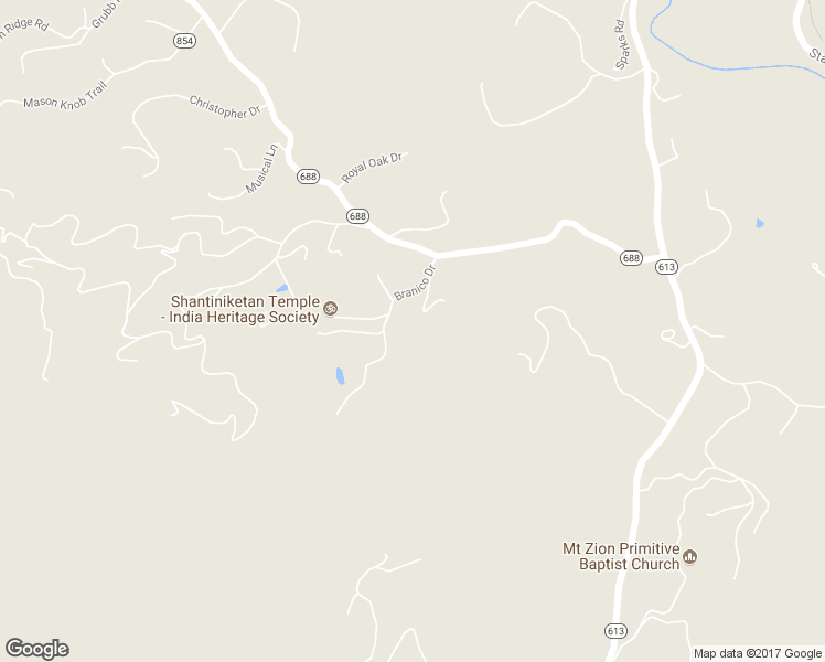 map of restaurants, bars, coffee shops, grocery stores, and more near 7226 Branico Drive in Roanoke