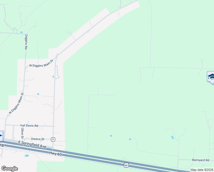 map of restaurants, bars, coffee shops, grocery stores, and more near 1/2 M Ne Of Skelly St On Highway O in Seymour